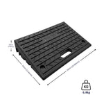 Rubber Kerb Ramp 1000kg Capacity For Cars, Motorbikes, Sheds, Driveways | Set of 1 | Black