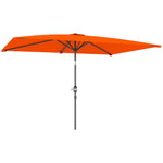 3x2m Patio Parasol, Rectangular Canopy | Orange