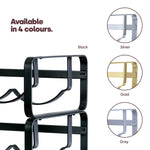 Modular Wine Rack Set Of 2 - Matte Black
