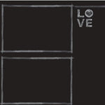 Peel And Stick Memo Black Chalkboard Paper Vinyl, 12" X 18"