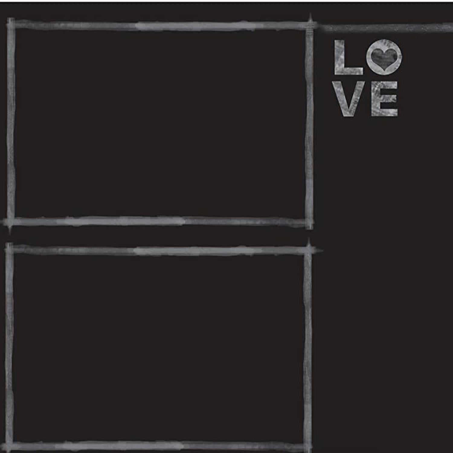 Peel And Stick Memo Black Chalkboard Paper Vinyl, 12" X 18"