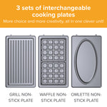 Drew&Cole 3-in-1 5 Minute CleverChef Deluxe | Black