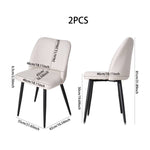 Set Of 2 Upholstered Dining Chairs
