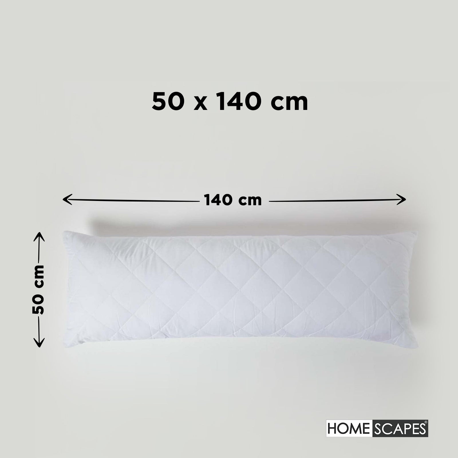 Cotton Rich Quilted Pillow Protectors | Body | White