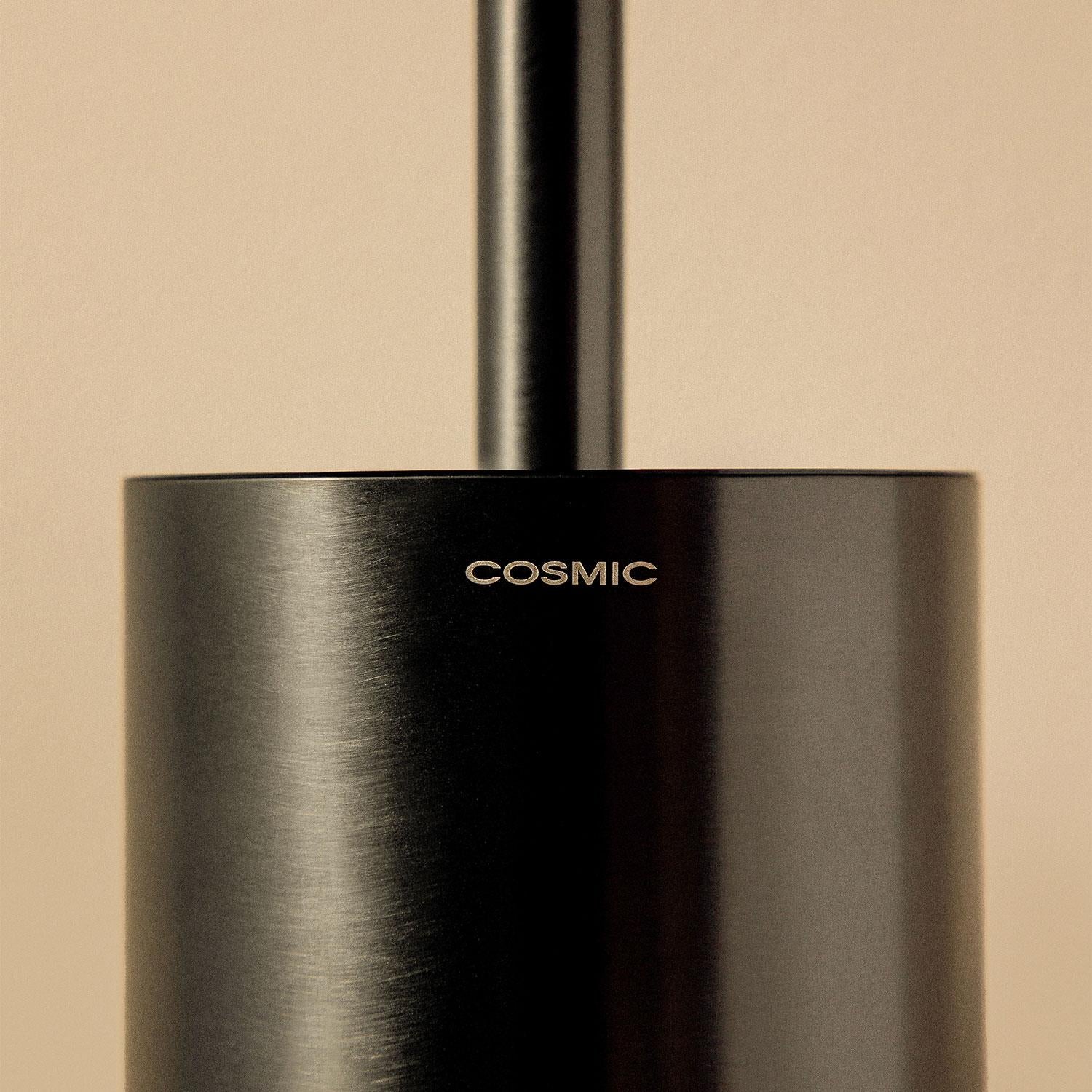 Toilet Brush, Wall-mounted, Brushed Gold Pvd, Architect S+ Collection