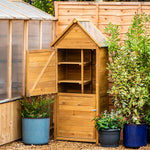 Garden_Gear Storage Cabinet W/galvanized Sheet Roof