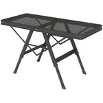 3ft Adjustable Camping Table, Black