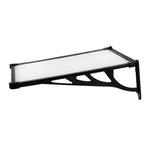 120cm W X 90cm D X 28cm H Door Window Awning Canopy Rain Cover