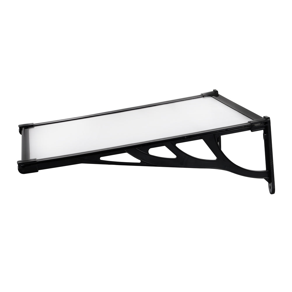 120cm W X 90cm D X 28cm H Door Window Awning Canopy Rain Cover