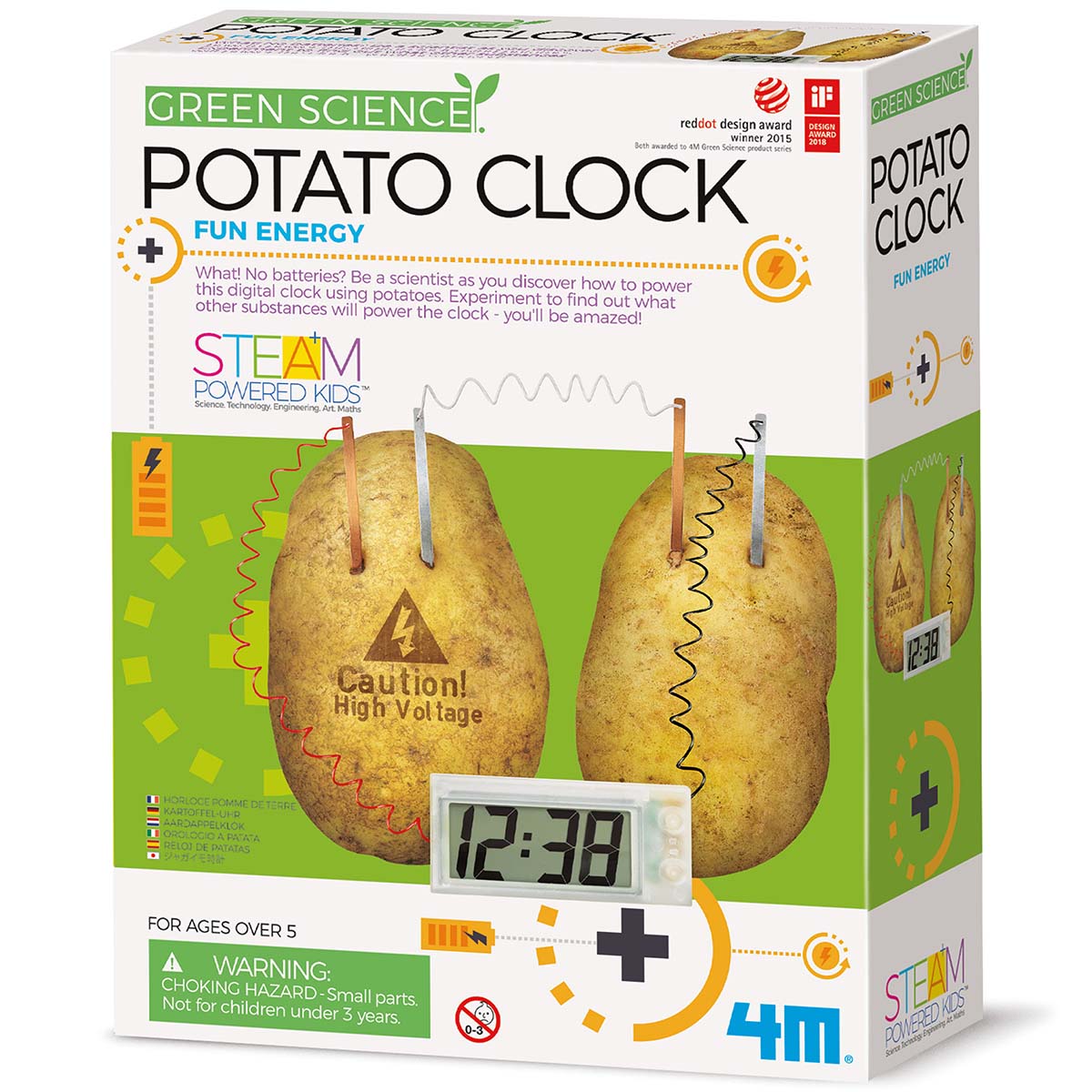 4M Green Science - Potato Clock