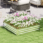 Raised Garden Bed Steel Planter Box | 432l | Silver