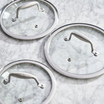 Tri-ply Cookware Set | 5 Piece | Silver