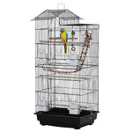 Bird Cage For Budgies, Finches, Canaries W/ Accessories, Toys, Tray
