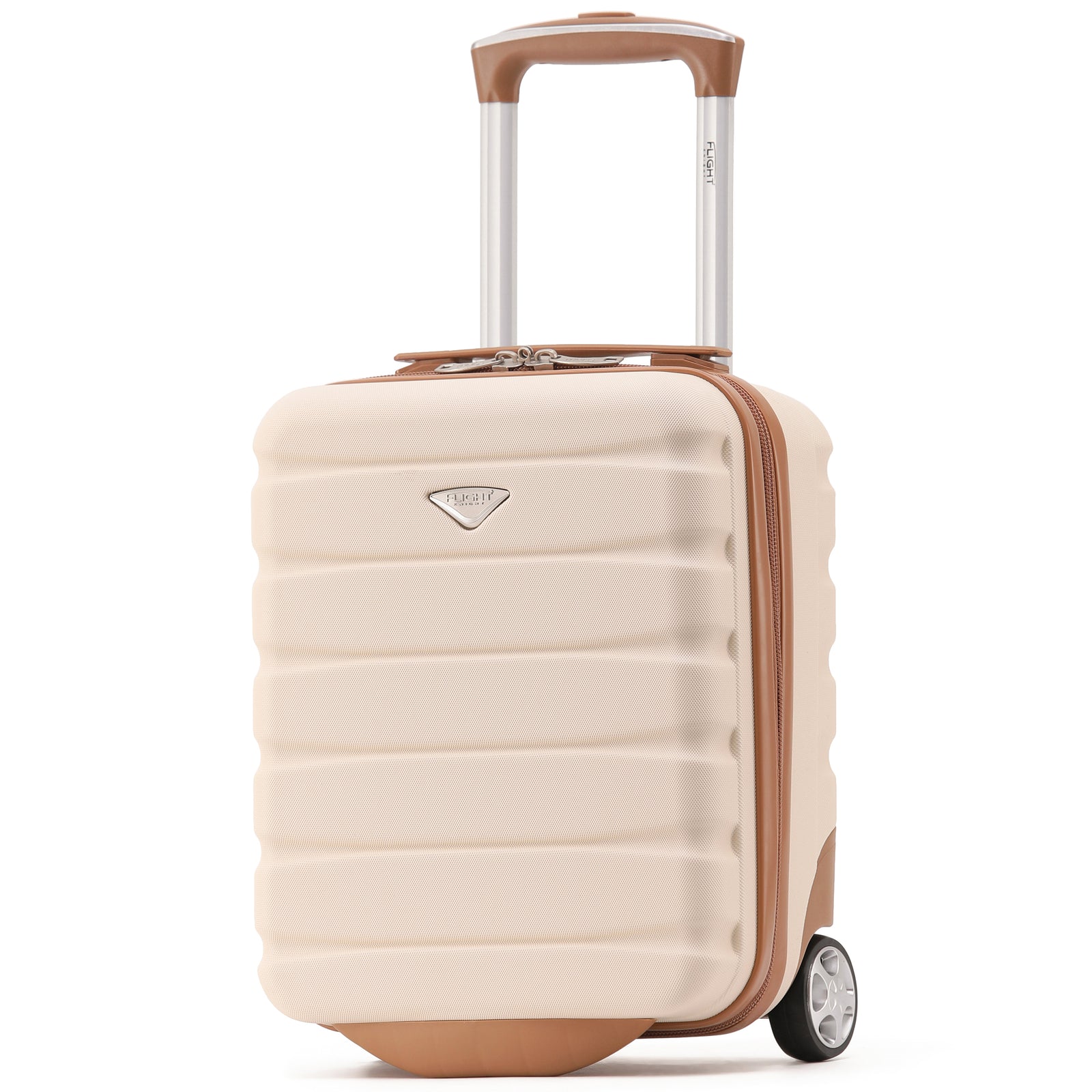 45x36x20cm Cabin Carry On Luggage with Medium Case and Large Size Check-in Hold Suitcase | Cabin | Cream