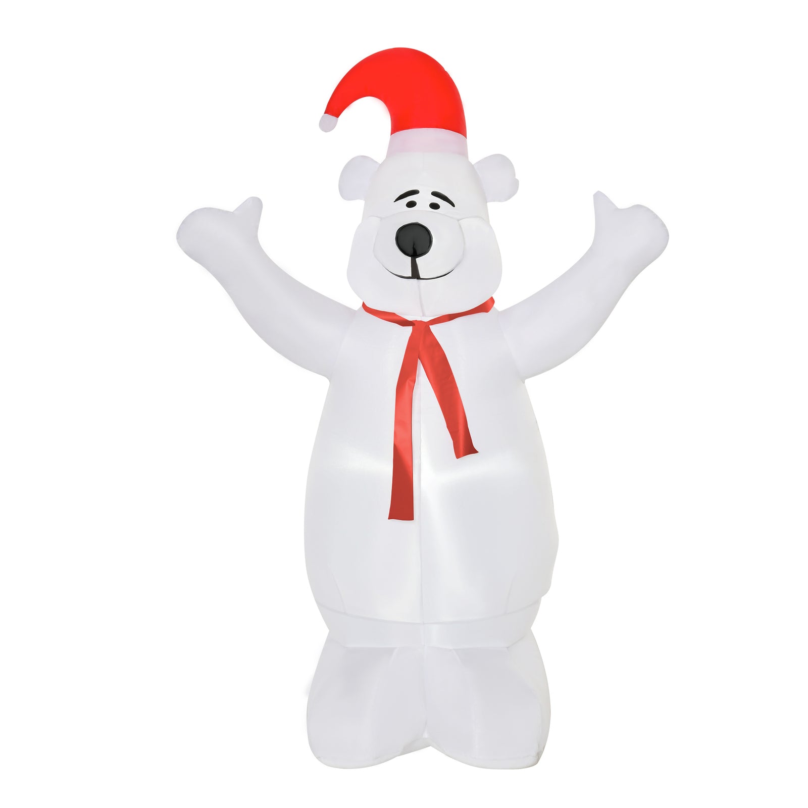 6ft Tall Outdoor Inflatable Bear Lighted Airblown Christmas
