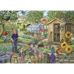 At The Allotment - Big 500 Piece Jigsaw Puzzle For Adults, With Extra Large Pieces