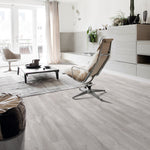 Pvc Wooden Self-adhesive Laminate Flooring Planks For Home Decor | Light Grey