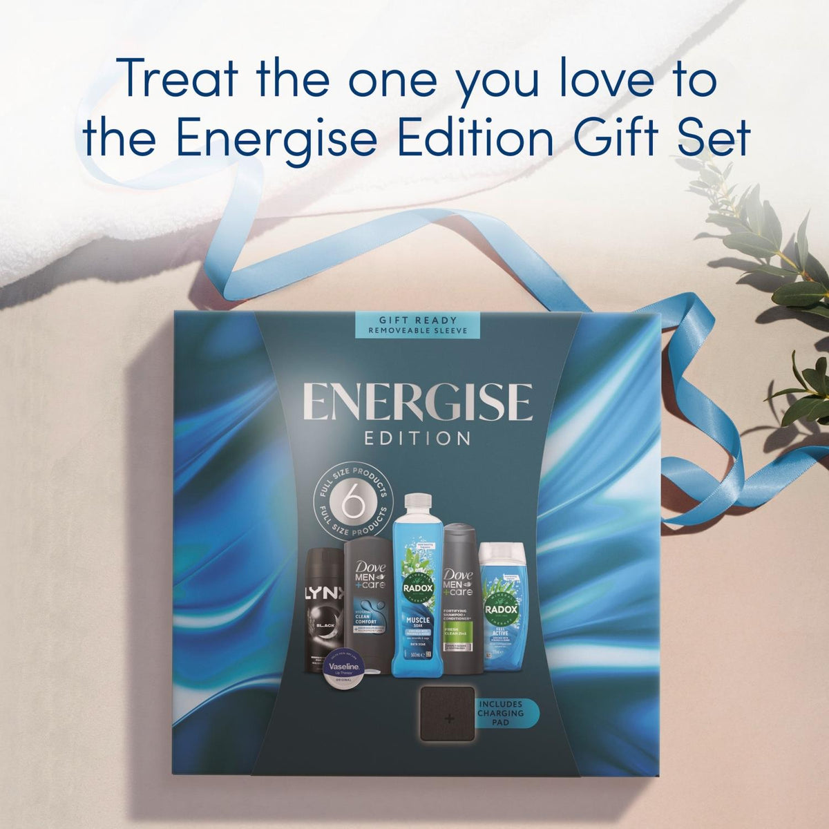 DOVE Multi Branded Energise Edition Gift Set, Radox, Lynx, Vaseline