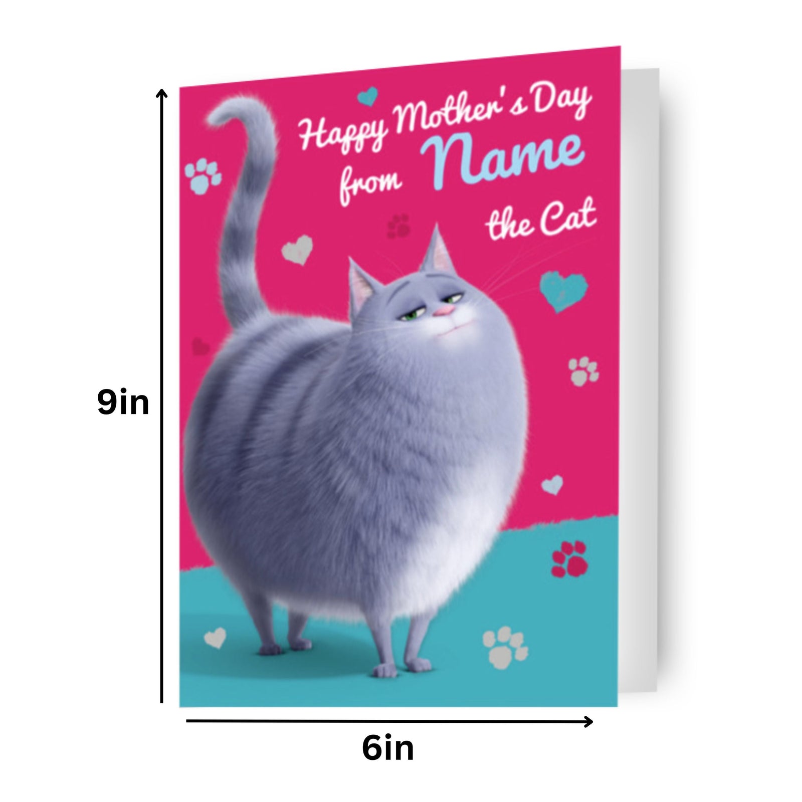 Mother's Day Personalised Card 'from The Cat' Official Product