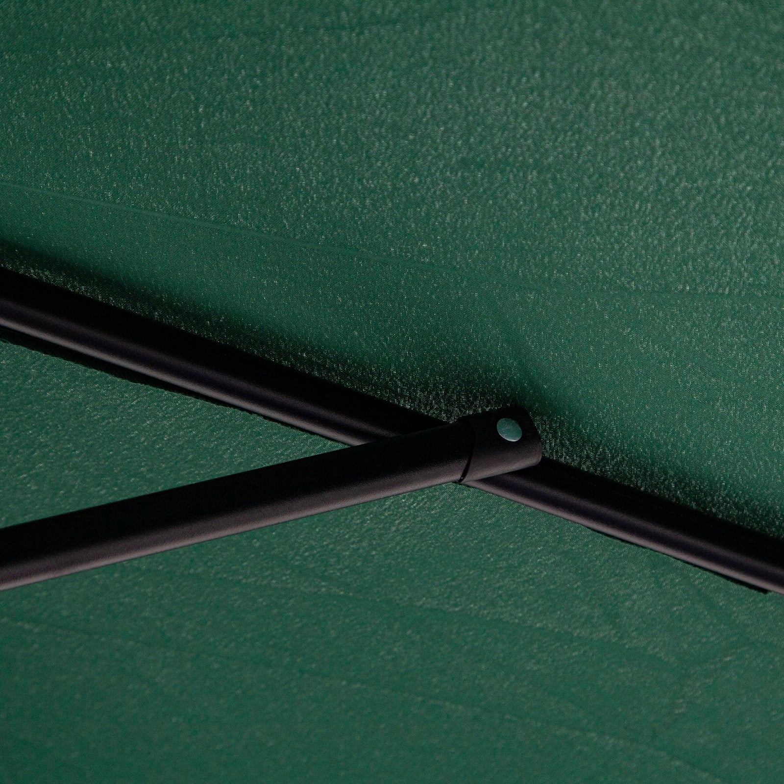 3m Garden Parasol W/ Crank & Base | Green