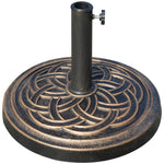 Heavy Duty Round Parasol Base, Bronze
