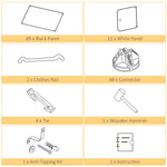 Cube Diy Wardrobe Portable Interlocking Plastic Modular