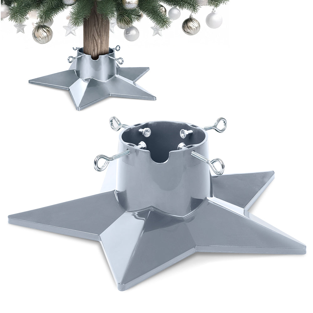 Premium Christmas Tree Stand With 1l Water Reservoir | Silver