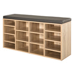 Multi-storage Shoe Rack 14 Compartments Moving Shelves | One Size | Natura