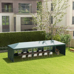 9m X 3m Outdoor Garden Gazebo Wedding Party Tent Canopy | Green