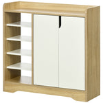 Shoe Cabinet Shoe Storage Organizer With Five Open Shelves
