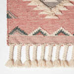 Pali Pink Kilim Wool Rug | 200cm | Pink