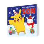 Pokemon Son Christmas Card Official Product