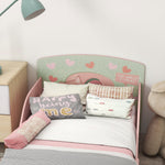 Toddler Bed Frame, Kids Bedroom Furniture For Ages 3-6 Years | Pink
