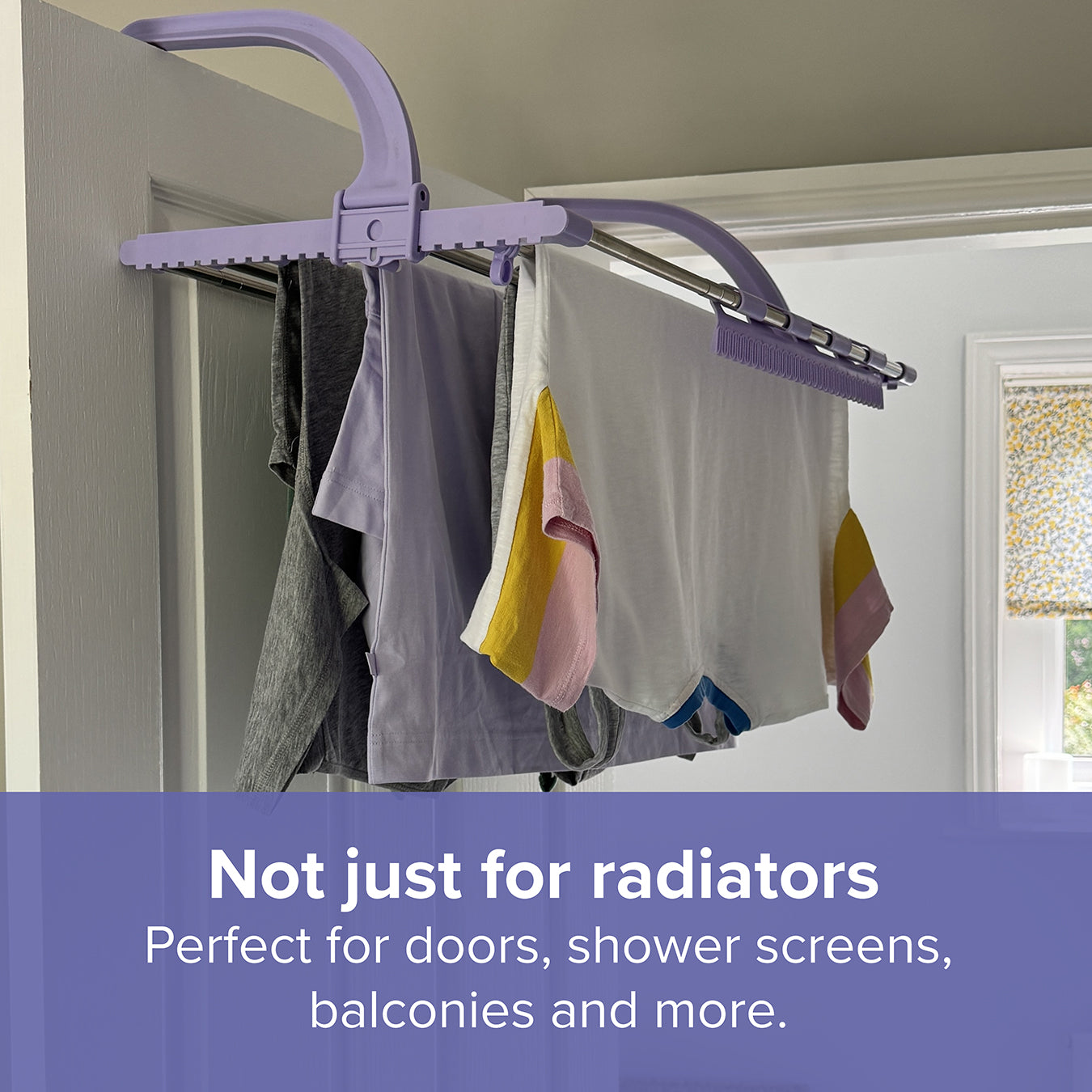 Speedi Dry Extendable Over Radiator Airer | Lilac
