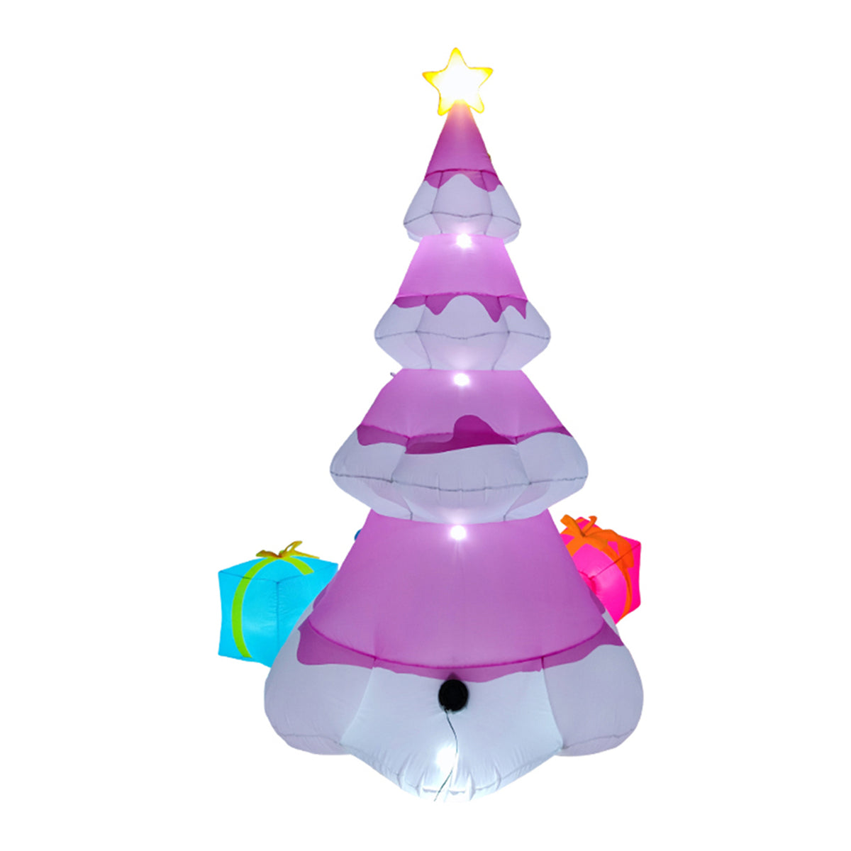 Breeins 240cm/8 Ft Blow Up Christmas Tree Inflatable Decoration With Led Lights