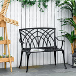 2-seater Cast Aluminium Garden Bench