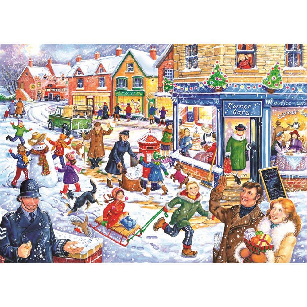 Out In The Snow - Big 250 Piece Jigsaw Puzzle For Adults & Kids, With Extra Large Pieces