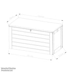 Garden_Gear 680-litre Lockable Garden Storage With Sit On Lid