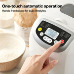 Spector Bread Maker 2lb Loaf Machine With 19 Programmer Timer 3 Crust Non-stick