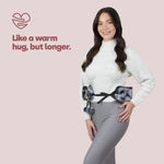 Livivo Grey Extra Long 2l Hot Water Bottle With Soft Washable Faux Fur Cover