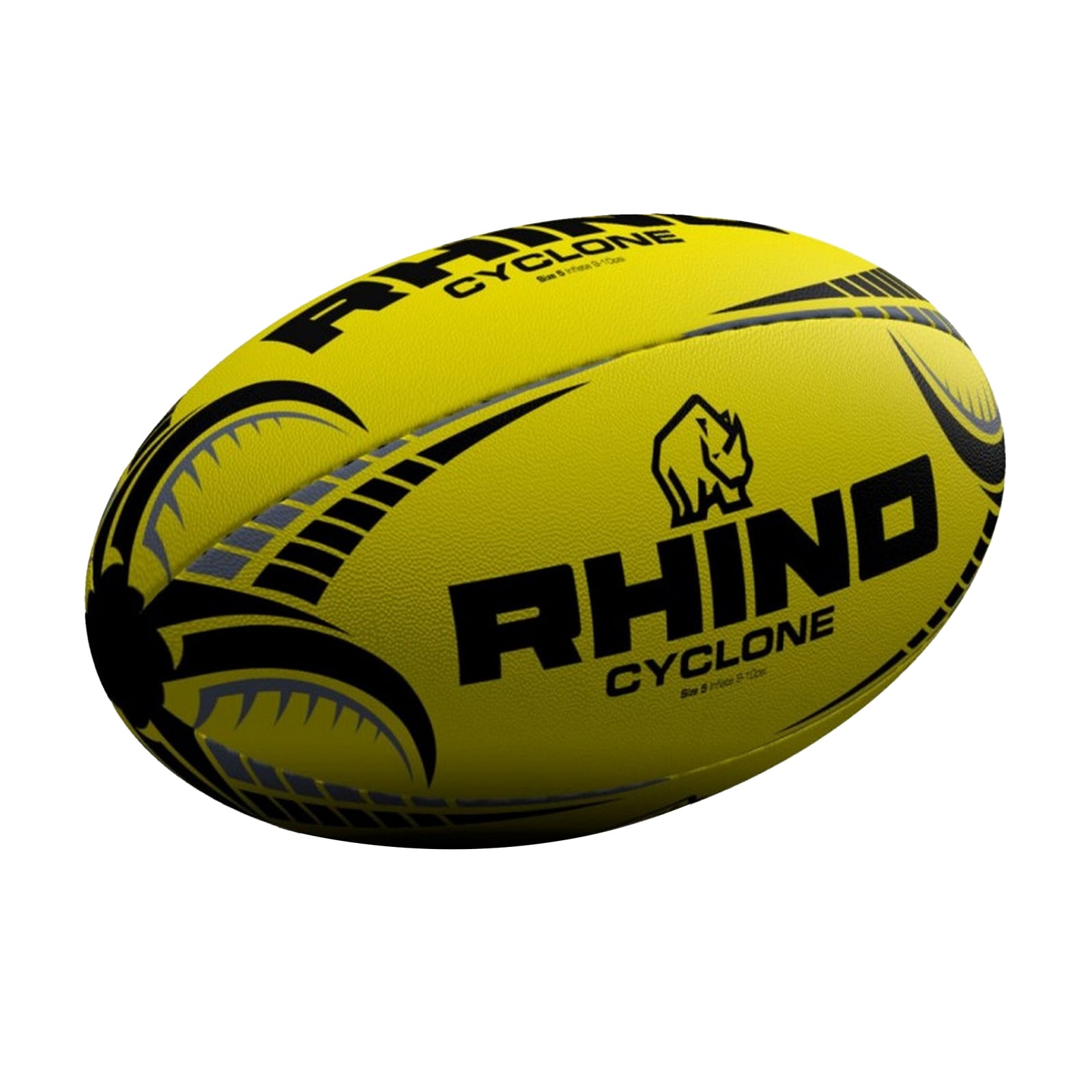 Cyclone Training Rugby Ball | 5 | Yellow