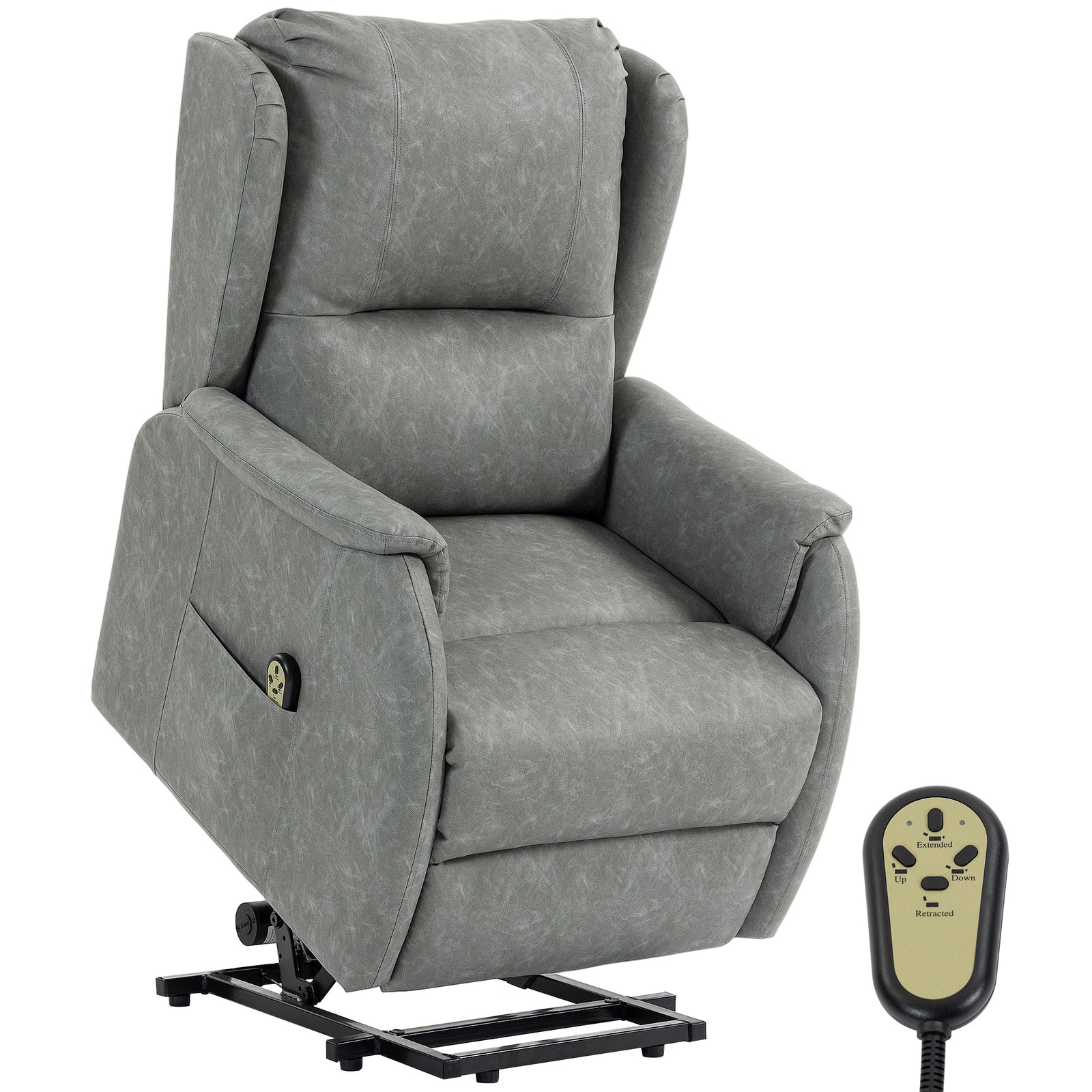 Power Lift Recliner Chair Dual Motor | Grey