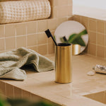 Toothbrush Holder 6,5cm, Freestanding, Gold, Architect S+ Collection