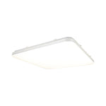 Ajax Modern Led 33cm Ceiling Lamp In Cool White With Chrome Detail With Long Life Low Energy Light Source | 43cm | White