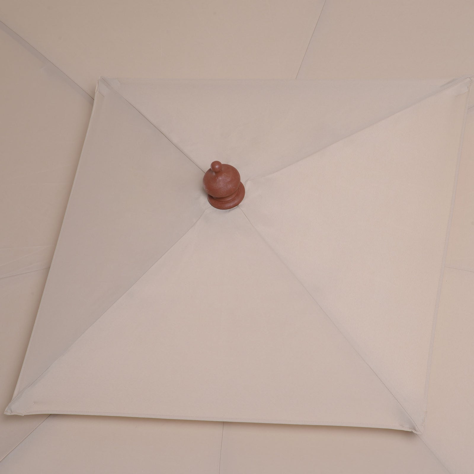 3x3m Folding Bamboo Parasol With 2 Pulley