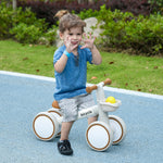 1-3 Year Kids Balance Bike, No Pedal | White