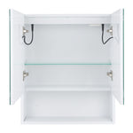 Led Bathroom Mirror Cabinet With Double-sided Mirror, Storage, Anti-fog, Touch Control, Adjustable Color Temperature