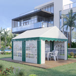 Marquee Gazebo, Party Tent With Sides And Double Doors | Small | White