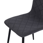 Set Of 4 Modern Urban Style Armless Dining Chairs