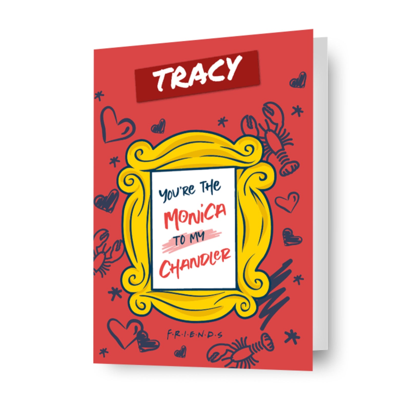 Personalised 'monica To My Chandler' Valentine's Day Card Official Product